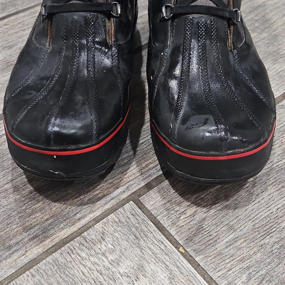 Under Armour Black and Gray Lace-Up Boots